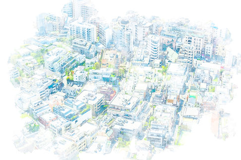 街並み水彩画