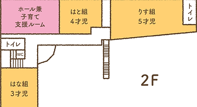 観音寺保育園-園内マップ-2F