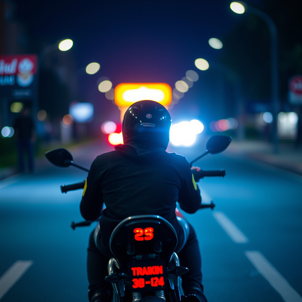 young guy in a race bike back drop night effect sreet light..jpg