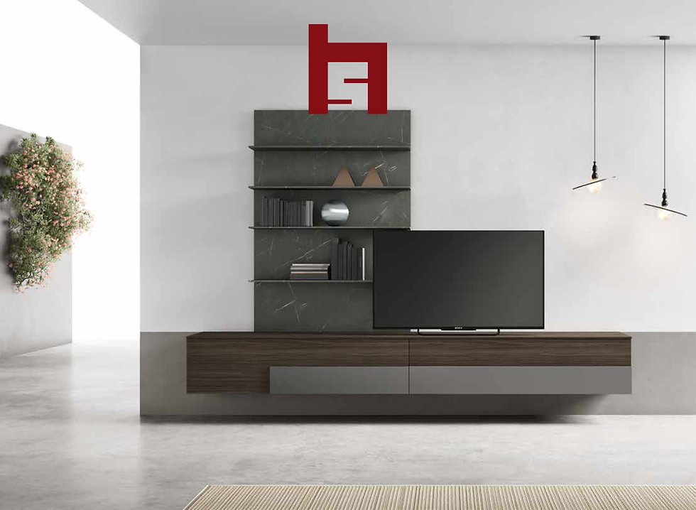 Wohnzimmerverbau Set 2