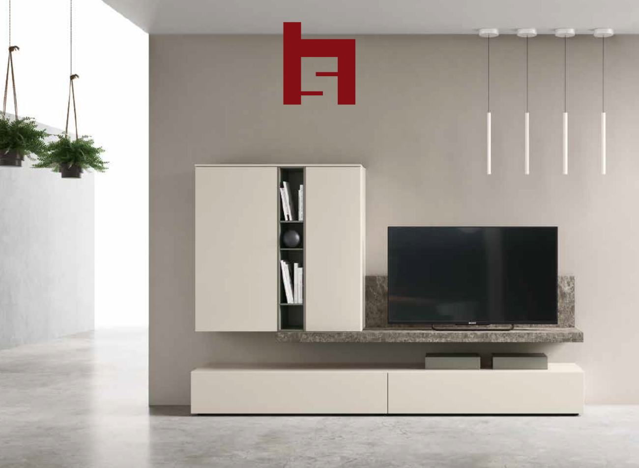 Wohnzimmerverbau Set 4