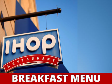 IHOP MENU & MINIMAL PAIRS
