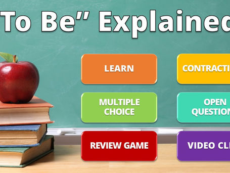 Verb To Be Explained