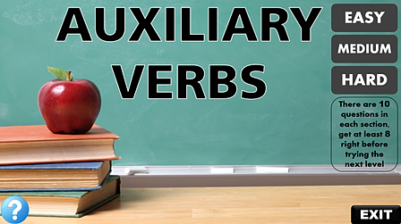 verbs, grammar, auxiliary verbs