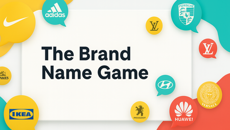 The Brand Name Game: Master Pronunciation of Global Brands! 🌍👟