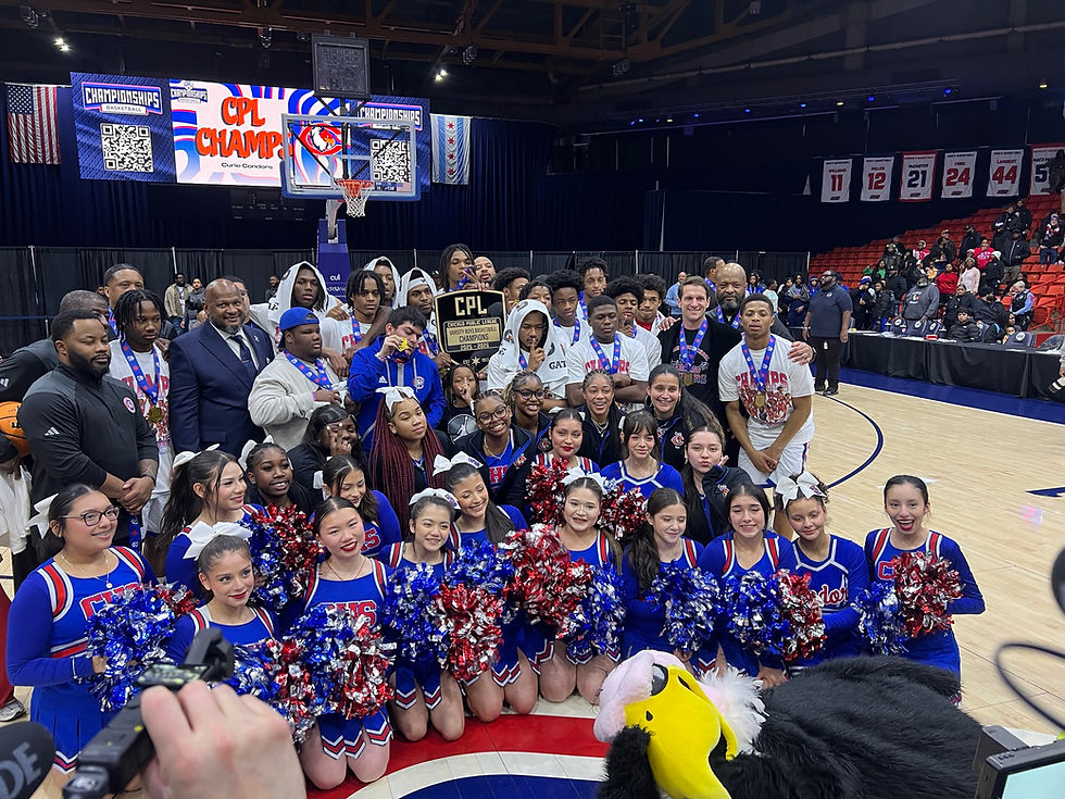 #4 Curie wins Chicago Public League Red Title for second time in three years! Senior Justin Olive makes clutch plays in win over #24 Lincoln Park! Top performances in the state!