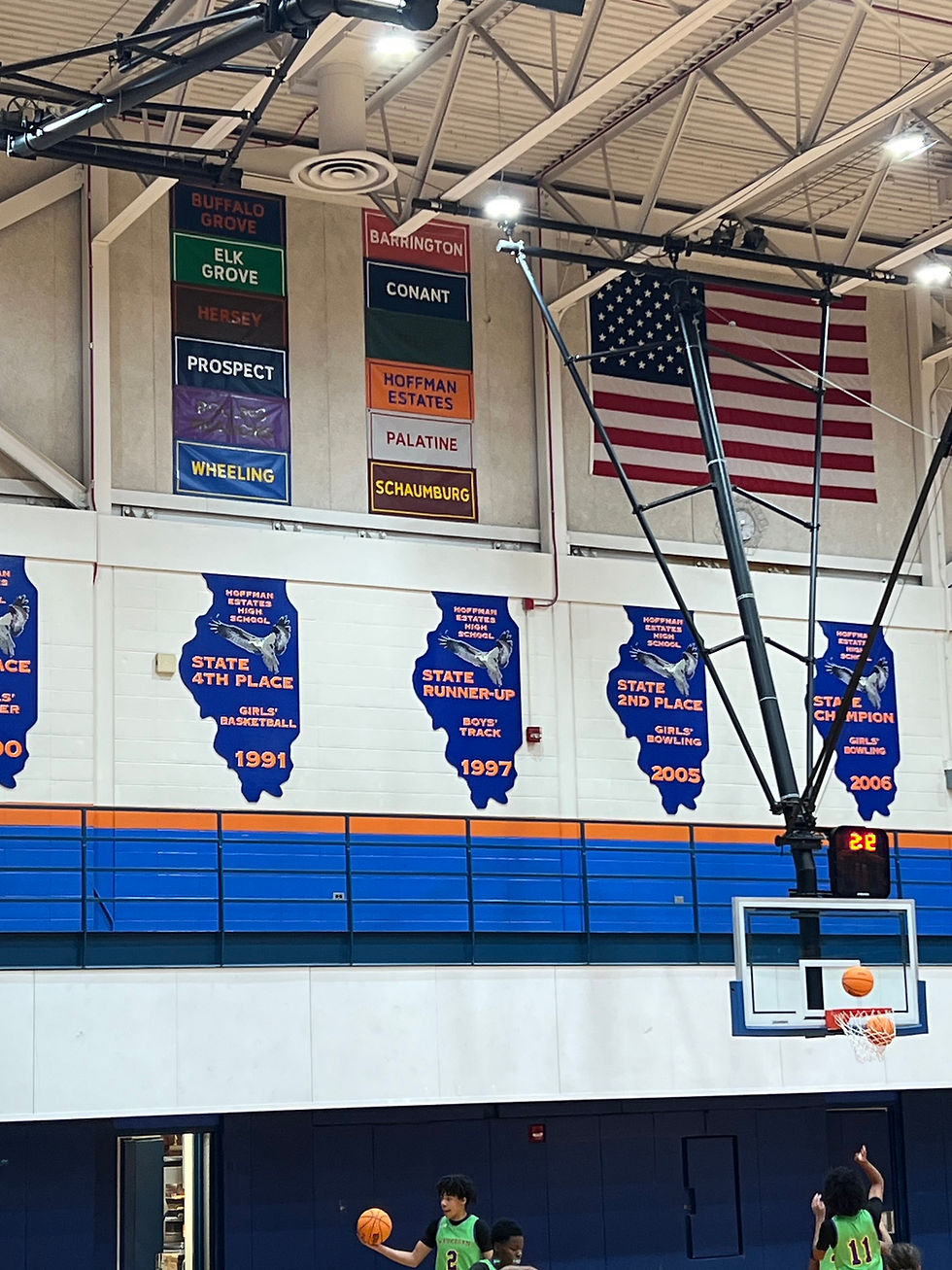 #20 Waukegan avoids upset bid by Hoffman Estates. Senior Adrian Serrano leads the way as they crashed offensive glass plus top performances!!!!!