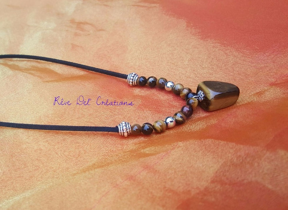 Miniature : Collier Oeil de Tigre