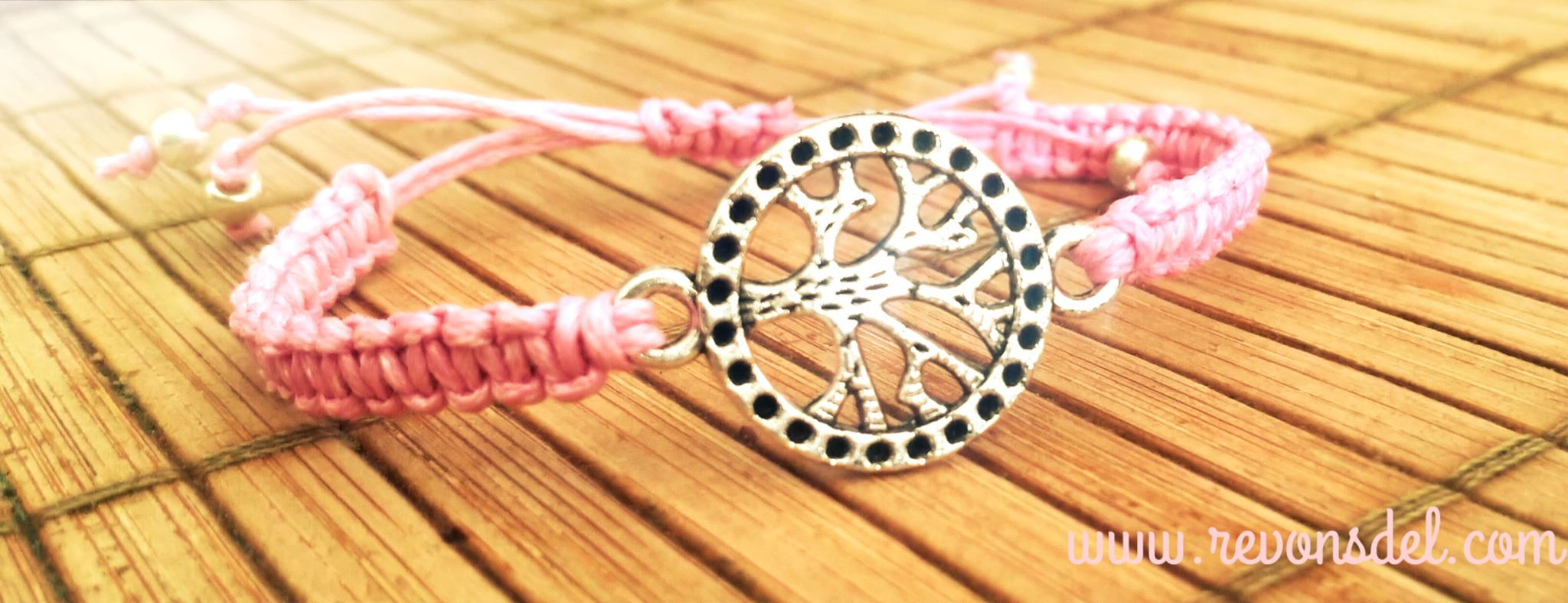 Bracelet Arbre de Vie Rose