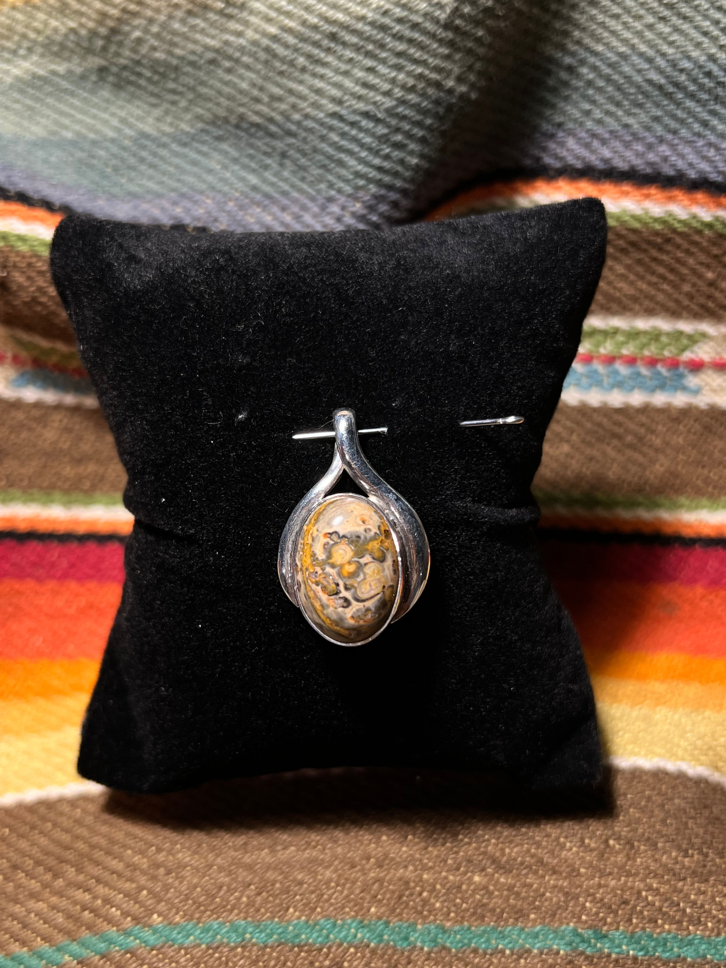 Bumble Bee Jasper Pendant