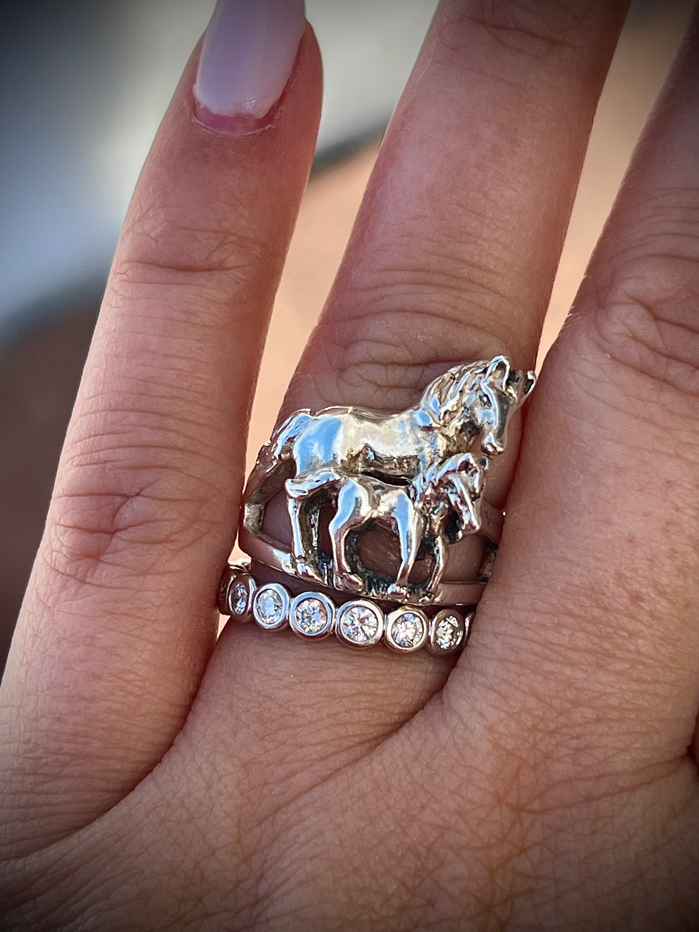 Thumbnail: Mare and Foal Ring - Sz 6.75