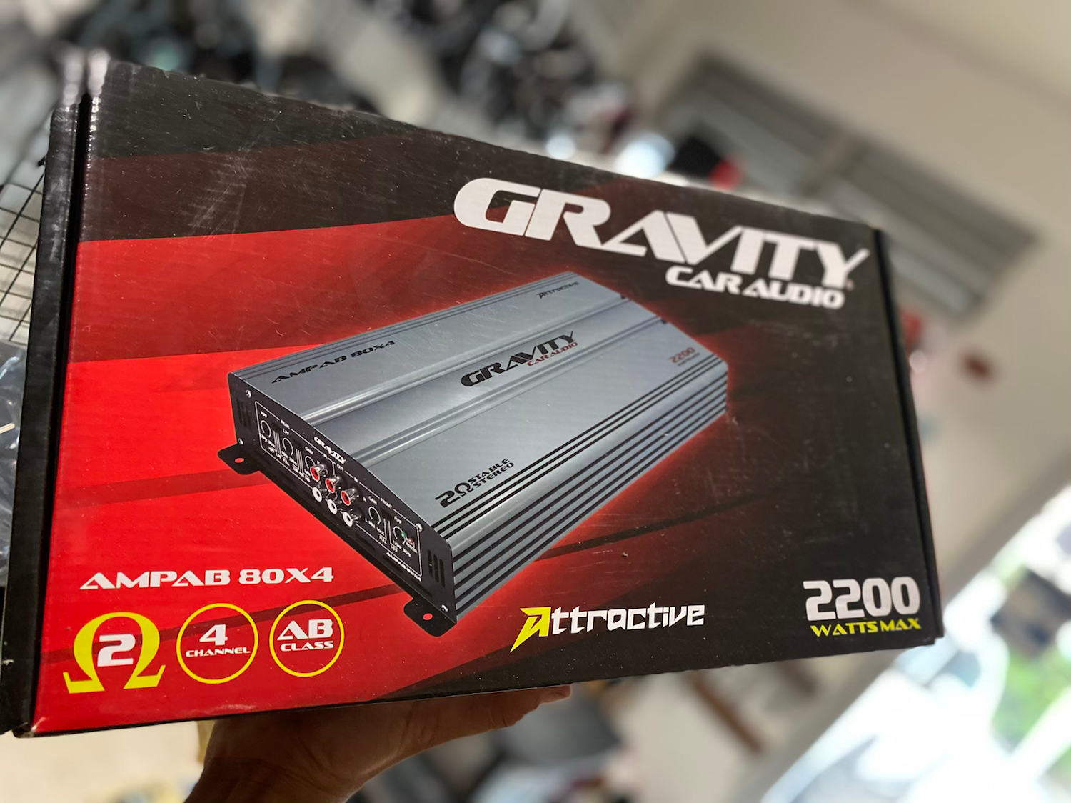 Amplificador 2,200 w gravity