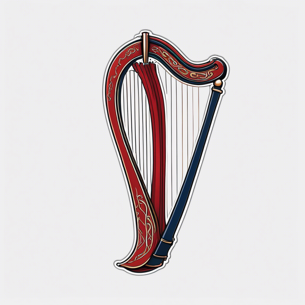 Irish Harp Tattoo