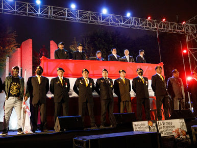 Municipalidad de San Isidro realizó un multitudinario homenaje al GEIN