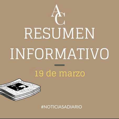 RESUMEN INFORMATIVO DEL VIERNES 19 DE MARZO 20121