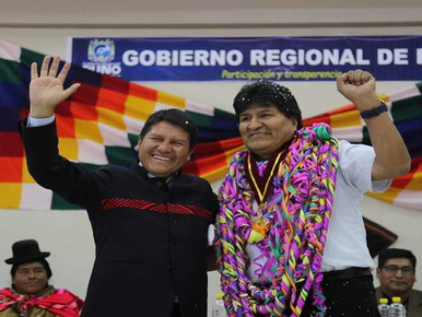 Exgobernador promueve evento divisionista con Evo Morales