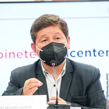 Premier Guido Bellido brindó una conferencia de prensa para informar sobre las próximas decisiones d