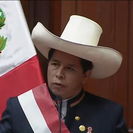 Pedro Castillo juramenta como presidente de la República