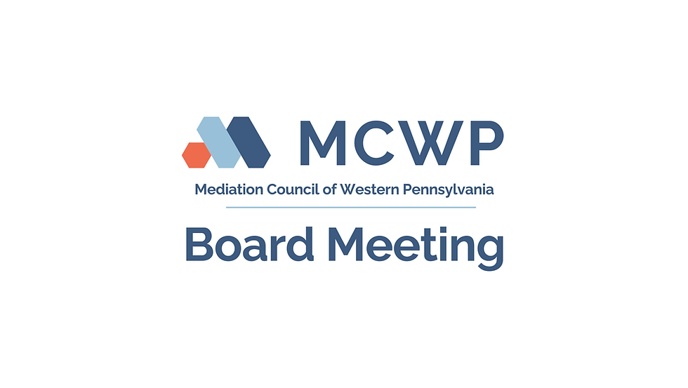 MCWP - Board Meeting