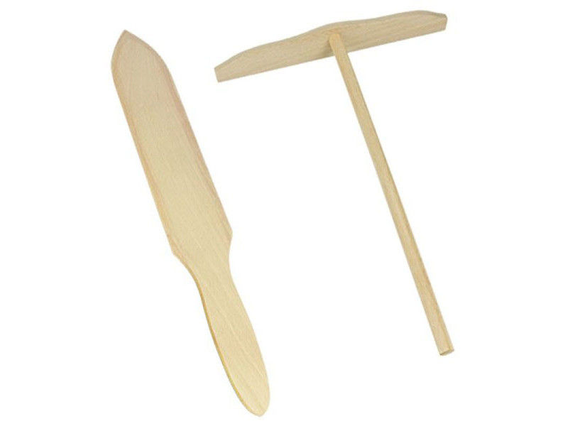 Râteau +Spatule crêpes bois