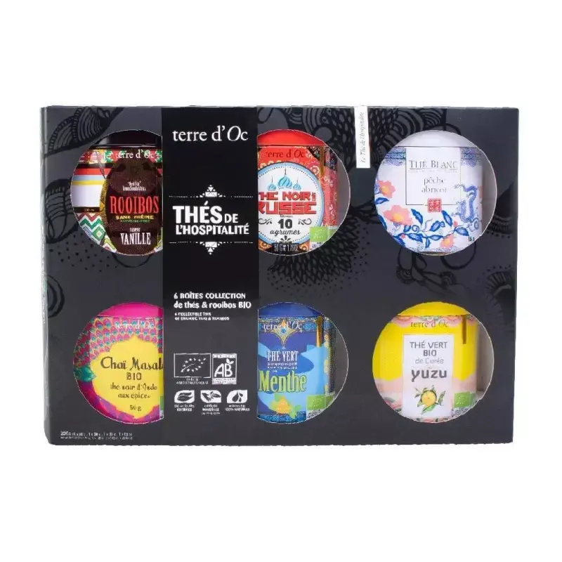 Coffret 6 Thés Hospitalité