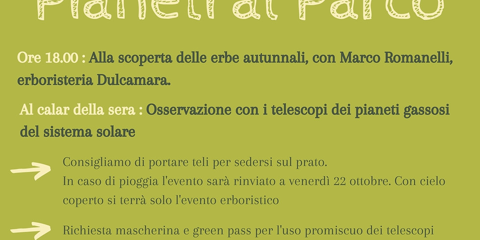 Pianeti al Parco