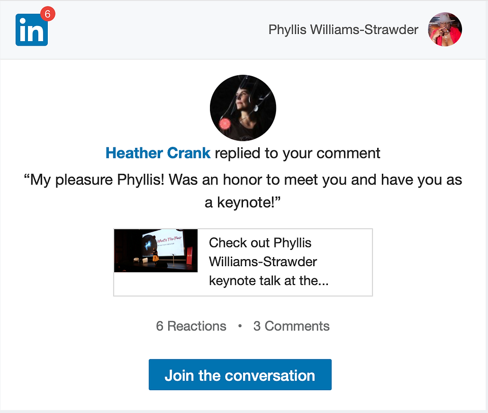 Ghetto country brandmother notification from linkedin