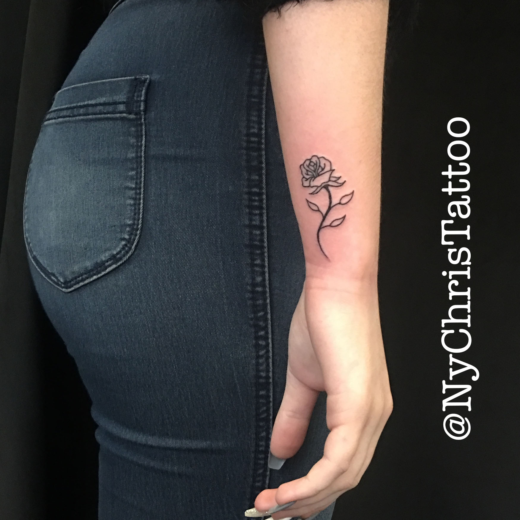 z_flower rose line