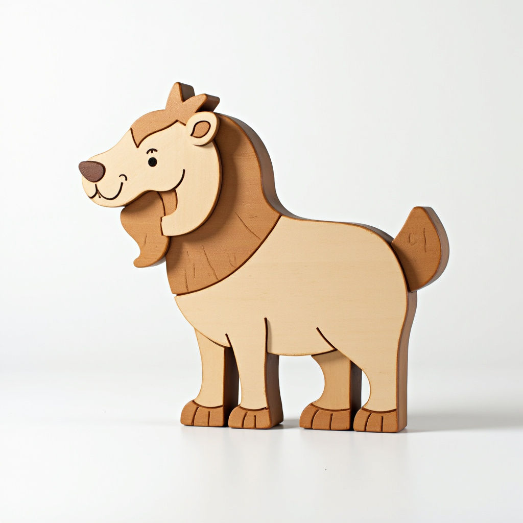 Puzzle Animales Madera