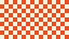 Peanut Butter Painting retro checkerboard pattern.