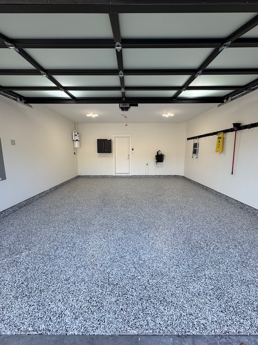 Concrete coating is being applied in Chilliwack, BC.