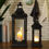 Miniature : 13''&19.5''Tall Outdoor Candle Lanterns（Set of 2）