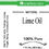 Miniature : Huile Essentielle Alimentaire Lime – 30ml 