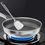 Miniature : Tri-Ply 316 Frying Pan 32cm Double-Sided Honeycomb Skillet Silver