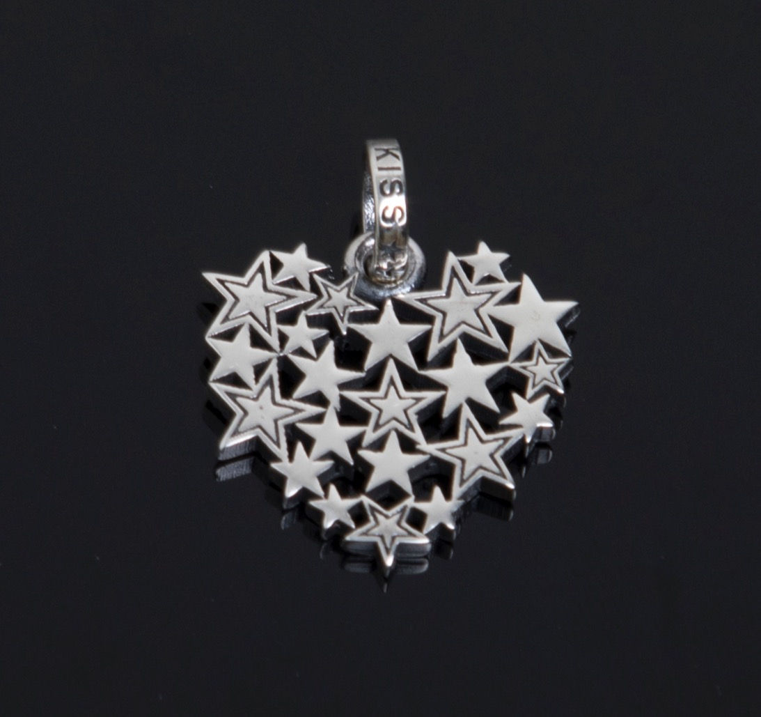 Starsburst Heart Pendant