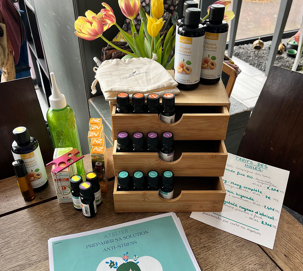 Préparer votre solution anti-stress à base d'huiles essentielles