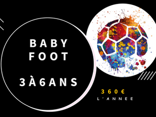 BABY FOOT à MARSEILLE pour les 3-6 ans 