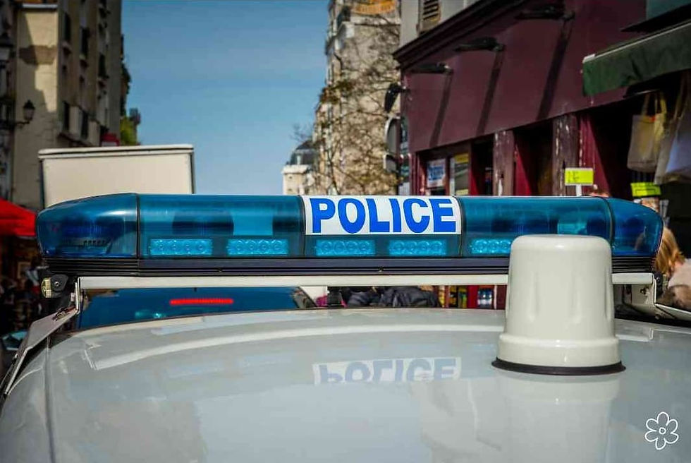 Voiture de police à Paris
