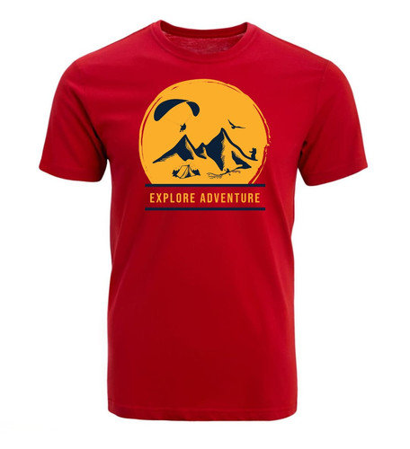 Explore Adventure T-Shirt! Cotton round...