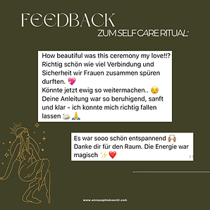 Feedback Self Care Ritual
