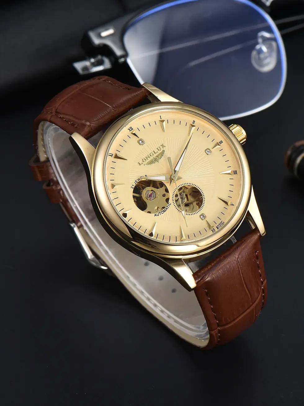 LONGLUX Automatic Watch Elegant Style Mechanical Wrist watches