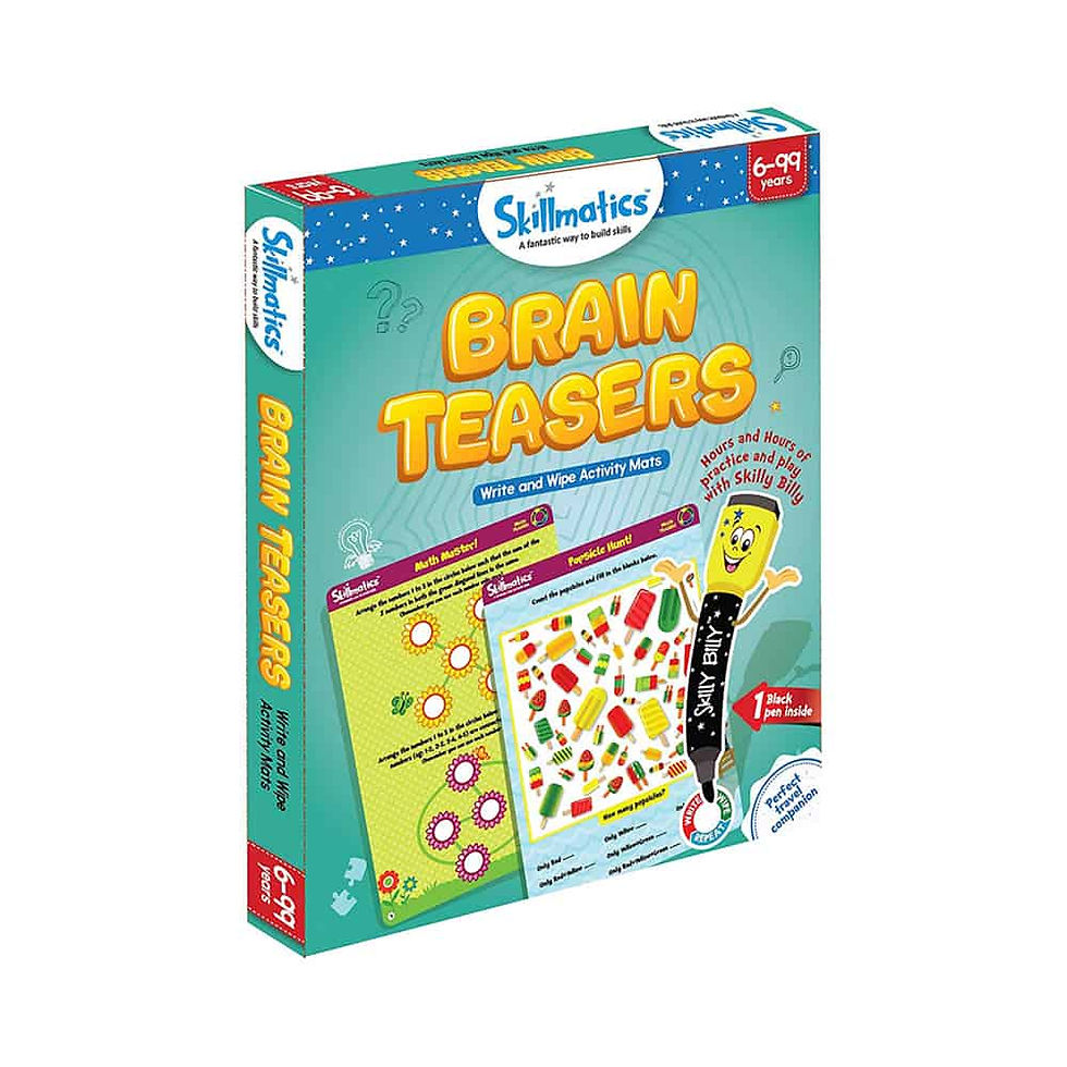 Skillmatics Brain Teasers - Build Problem Solving Skills in Kids
