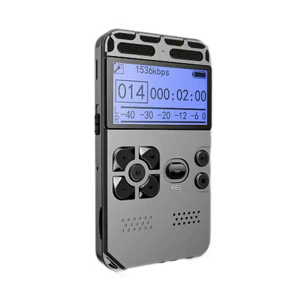 Portable HD Digital Audio Recorder with MP3/WAV Playback & Noise Reduction
