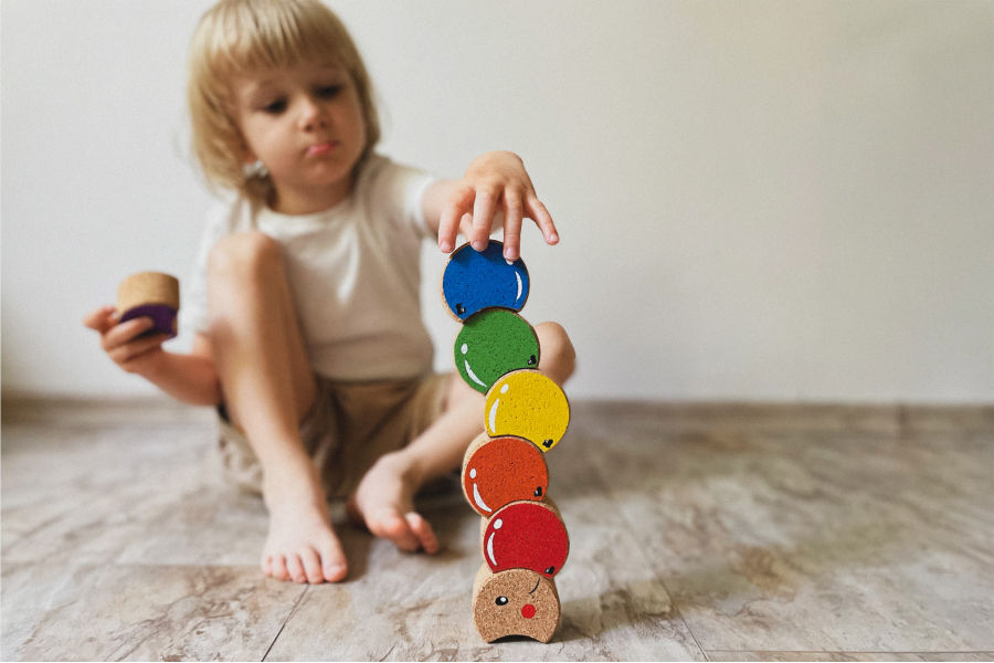 Miniatúra: Húsenička - detská korková hra