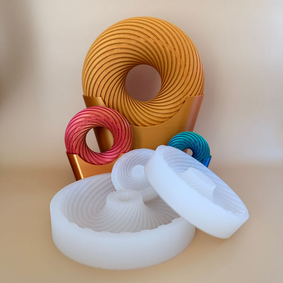 Food-Grade Silicone Mold for Energy Healing – DIY Rodin Coil Maker