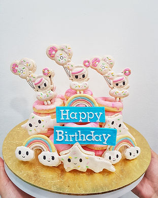 Customised Tokidoki Macaron Donut Tower