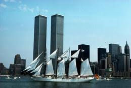 Sailing ships from around the world sailed in New York City and other ports for the Bicentennial in 1976.