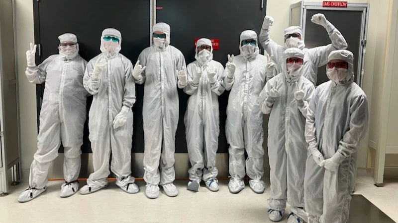 Chandler, Arizona high school students at the University of Arizona's "Chips and Wafers" summer camp.