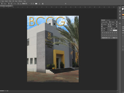 Learning how to add text behind an object