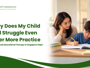 A parent sitting beside a school-aged child who is finding a homework task difficult, with an open workbook and pencils on the table.